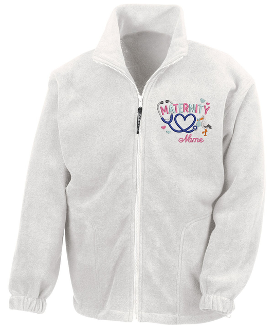 Polar Therm Fleece - Maternity & Stork - With Your Name