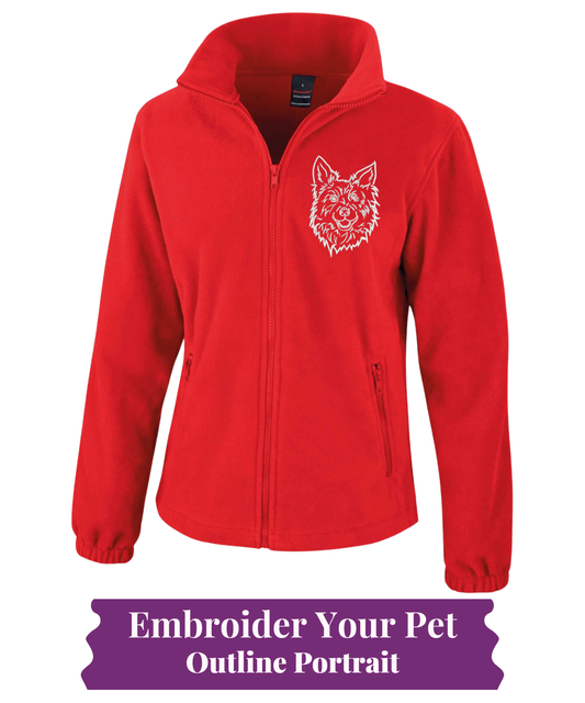 Women's Norse Fleece - Pet Outline
