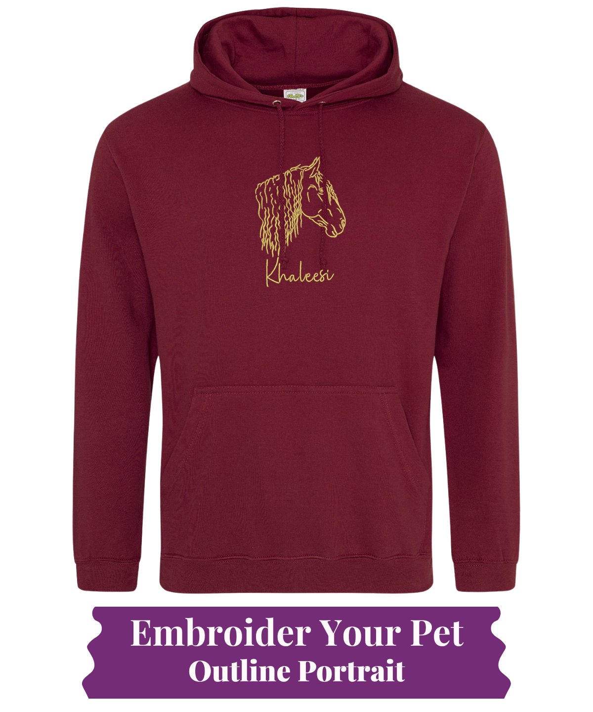 Hoodie - Pet Outline