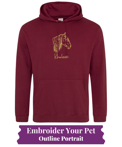 Hoodie - Pet Outline