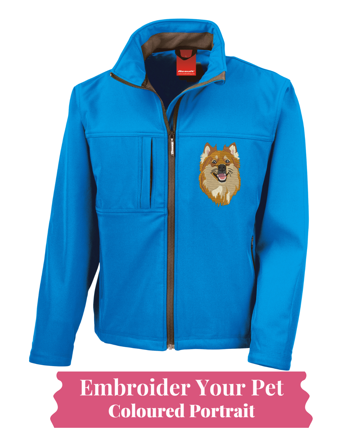 Unisex Softshell Jacket - Pet Portrait