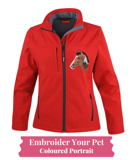 Womens Softshell - Pet Portrait