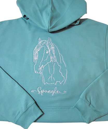 Cropped Fleece - Pet Outline