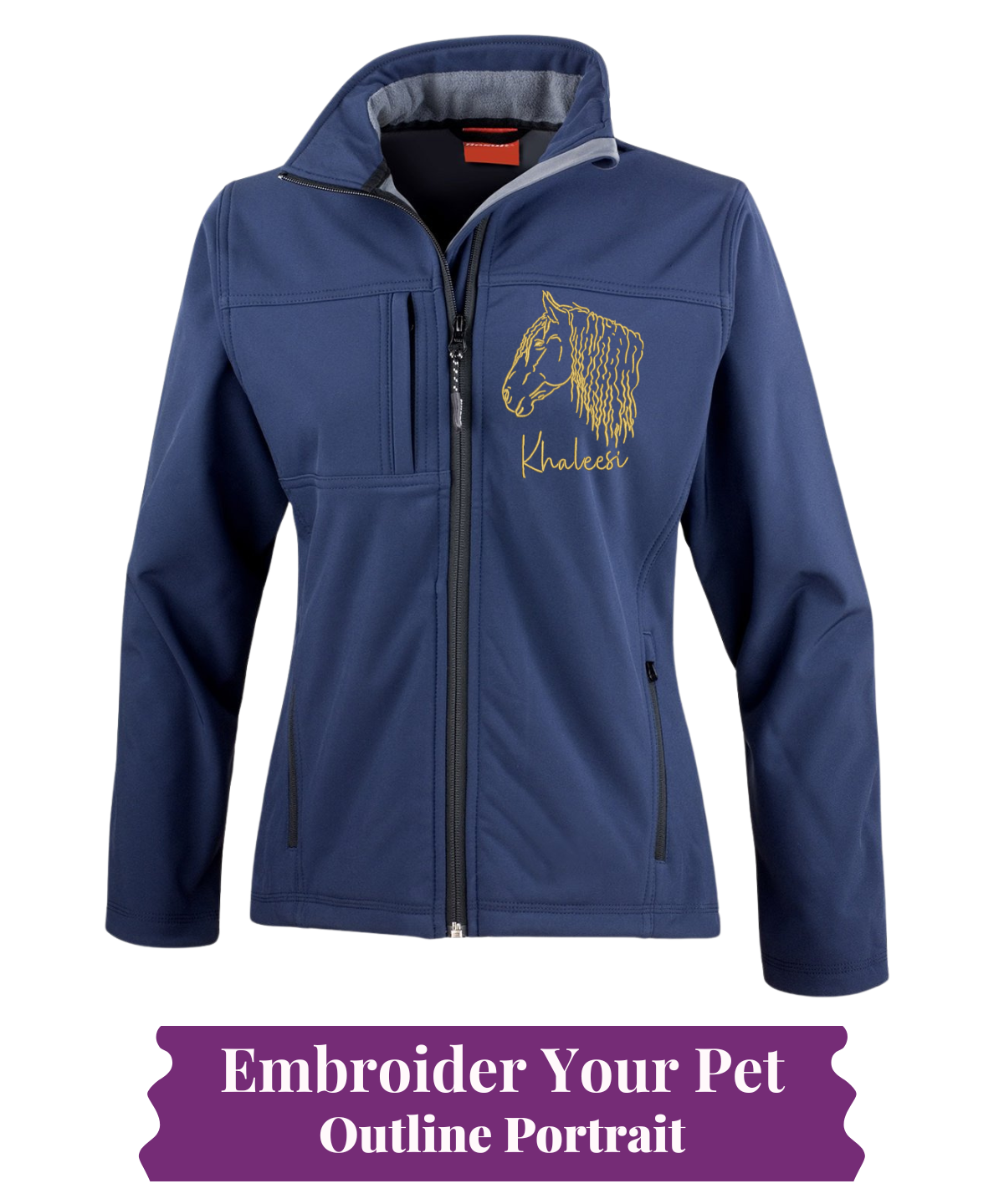 Women's Softshell Jacket - Pet Outline